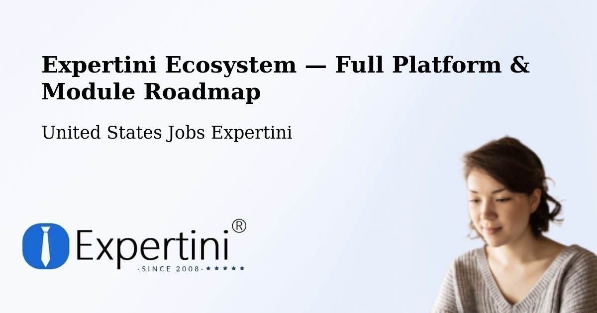 Expertini Ecosystem — Full Platform & Module Roadmap – Elko